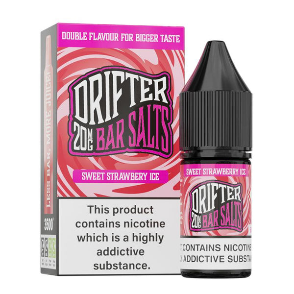 Drifter Bar Salts - Sweet Strawberry Ice Nic Salt 10ml Drifter Bar Salts - Sweet Strawberry Ice Nic Salt 10ml - 10mg | Free UK Delivery | Lincolnshire Vapours