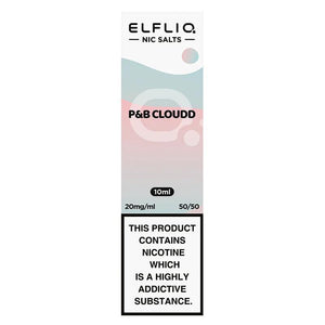 Elf Bar ElfLiq Salts - P & B Cloudd (Cotton Candy Ice) 10ml | Lincolnshire Vapours