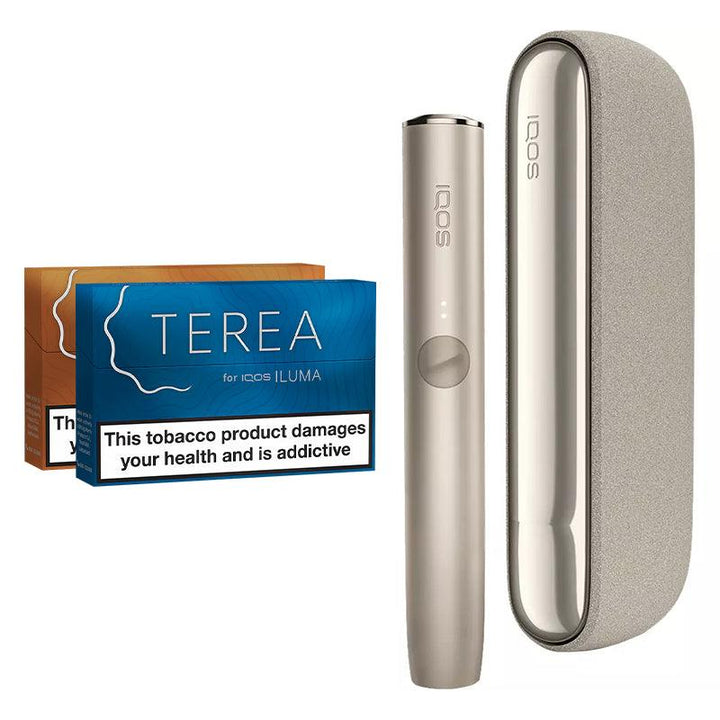 IQOS ILUMA Starter Kit IQOS ILUMA Starter Kit - Pebble Beige | Free UK Delivery | Lincolnshire Vapours