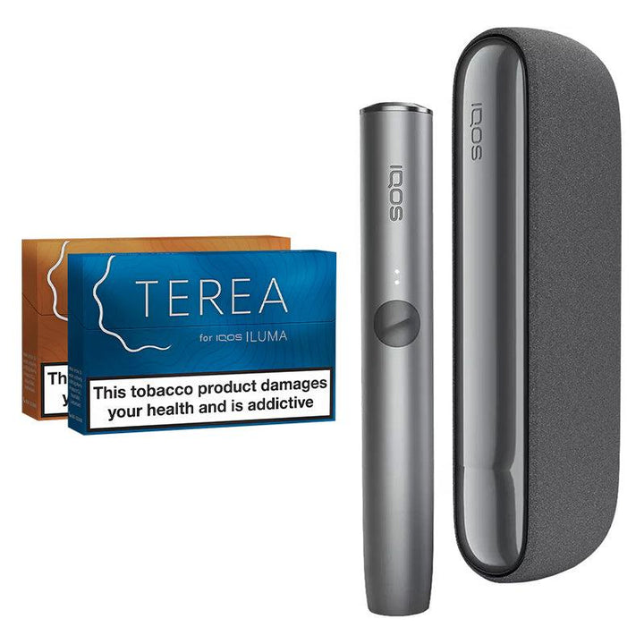 IQOS ILUMA Starter Kit IQOS ILUMA Starter Kit - Pebble Grey | Free UK Delivery | Lincolnshire Vapours