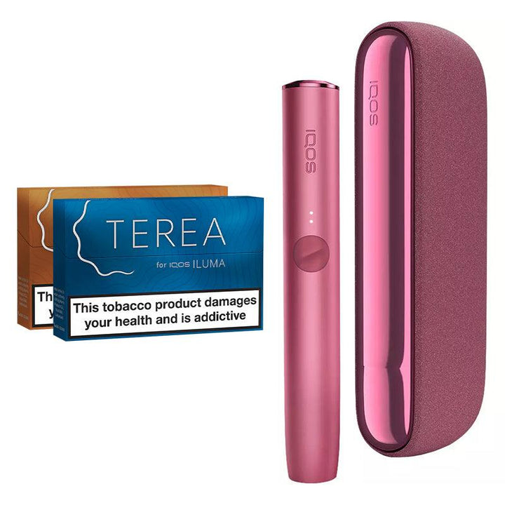 IQOS ILUMA Starter Kit IQOS ILUMA Starter Kit - Sunset Red | Free UK Delivery | Lincolnshire Vapours