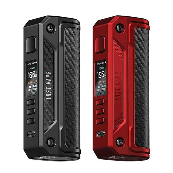 Lost Vape Thelema Solo 100W Mod Lost Vape Thelema Solo 100W Mod - Black / Carbon Fiber | Free UK Delivery | Lincolnshire Vapours