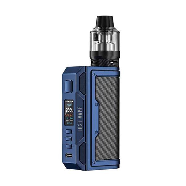 Lost Vape Thelema Quest 200W Kit Lost Vape Thelema Quest 200W Kit - Sierra Blue Carbon Fiber | Free UK Delivery | Lincolnshire Vapours