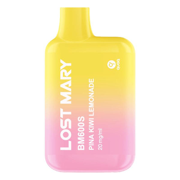 Lost Mary BM600S - Pina Kiwi Lemonade Disposable Vape Lost Mary BM600S - Pina Kiwi Lemonade Disposable Vape - 20mg | Free UK Delivery | Lincolnshire Vapours
