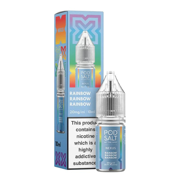 Pod Salt Nexus - Rainbow 10ml Pod Salt Nexus - Rainbow 10ml - 5mg | Free UK Delivery | Lincolnshire Vapours
