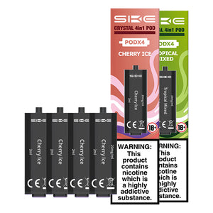 SKE Crystal 2400 4-In-1 Prefilled Pods (4 Pack) | Lincolnshire Vapours