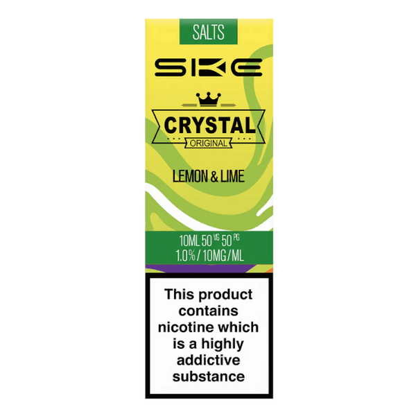 SKE Crystal - Lemon & Lime Nic Salt 10ml SKE Crystal - Lemon & Lime Nic Salt 10ml - 10mg | Free UK Delivery | Lincolnshire Vapours