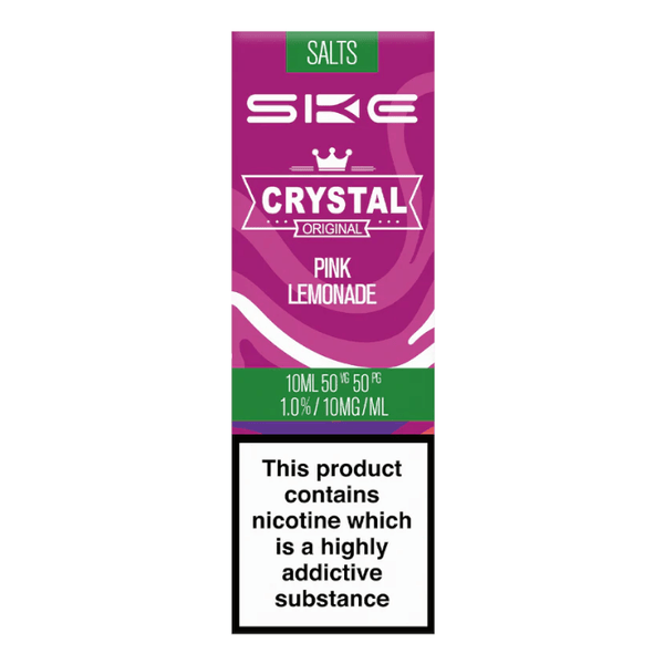 SKE Crystal - Pink Lemonade Nic Salt 10ml SKE Crystal - Pink Lemonade Nic Salt 10ml - 10mg | Free UK Delivery | Lincolnshire Vapours