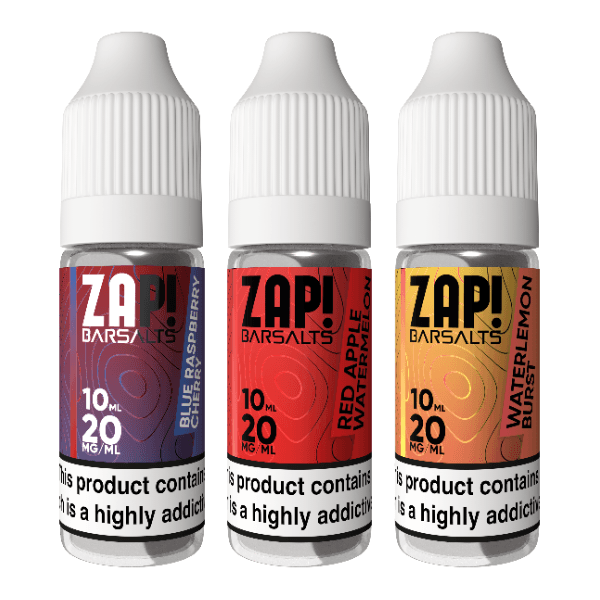 ZAP! Bar Salts | Free UK Delivery | Lincolnshire Vapours