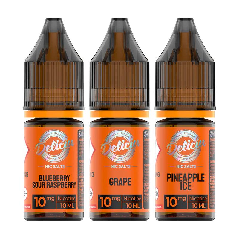 Deliciu Nic Salts | Free UK Delivery | Lincolnshire Vapours