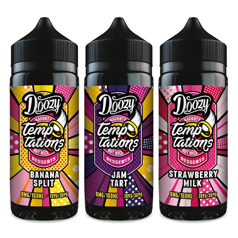 Doozy Temptations 100ml Shortfill | Free UK Delivery | Lincolnshire Vapours