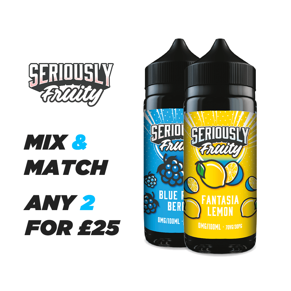 2 X SHORTFILLS FOR £25 - MIX & MATCH | Free UK Delivery | Lincolnshire Vapours