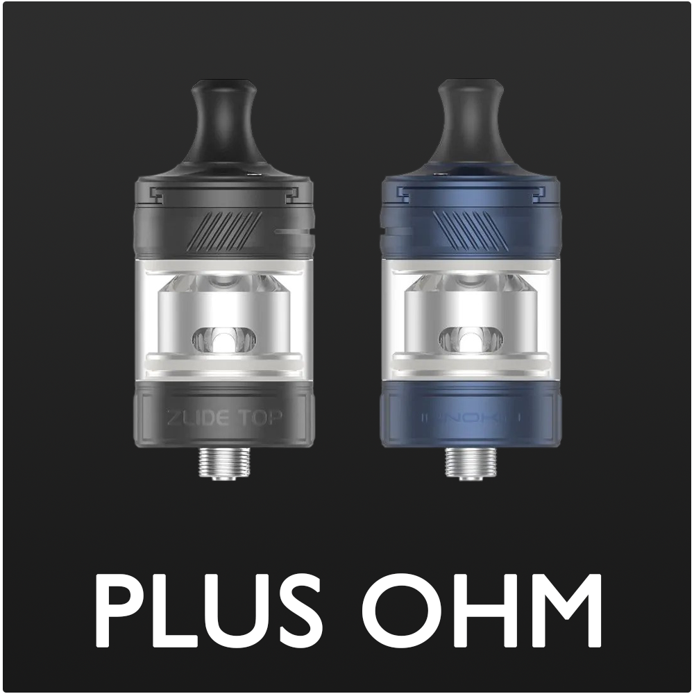Plus Ohm Tanks | Free UK Delivery | Lincolnshire Vapours