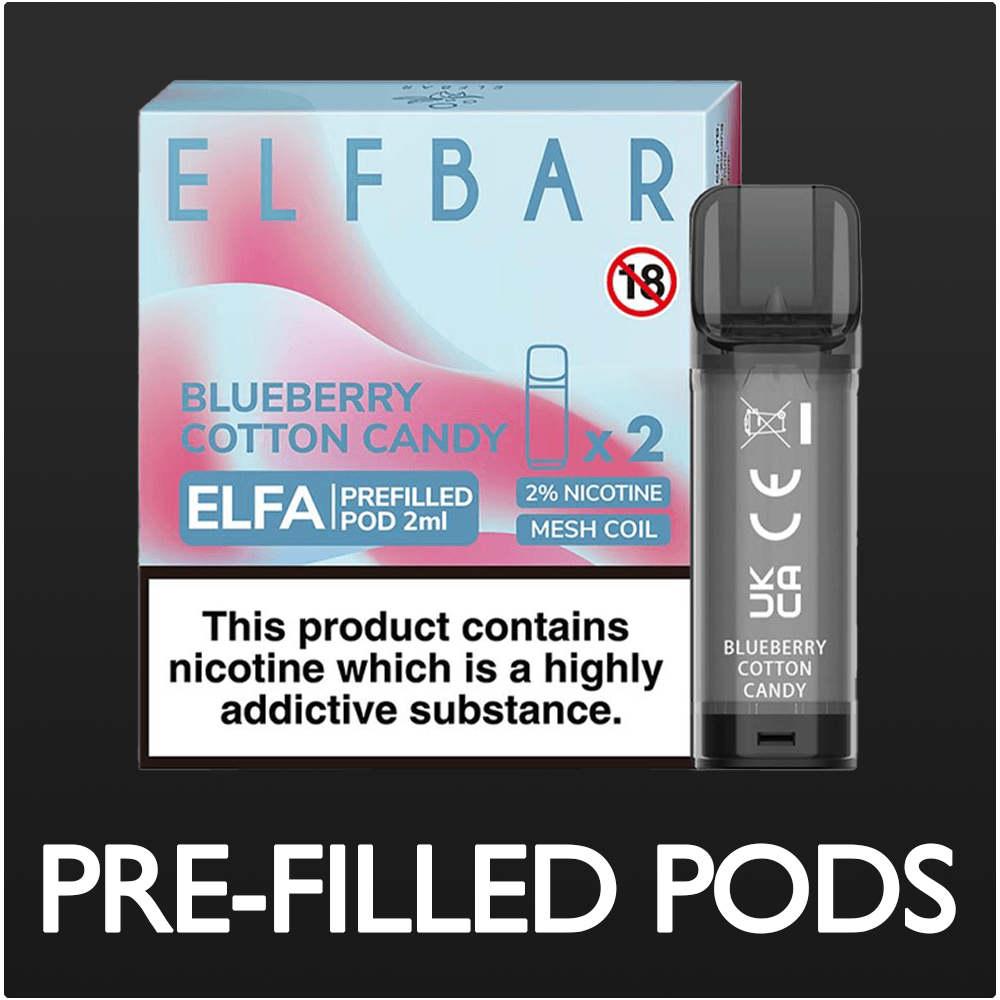 Pre-filled Pods | Free UK Delivery | Lincolnshire Vapours