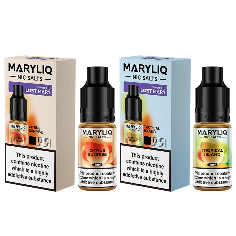 Lost Mary MARYLIQ Nic Salts | Free UK Delivery | Lincolnshire Vapours