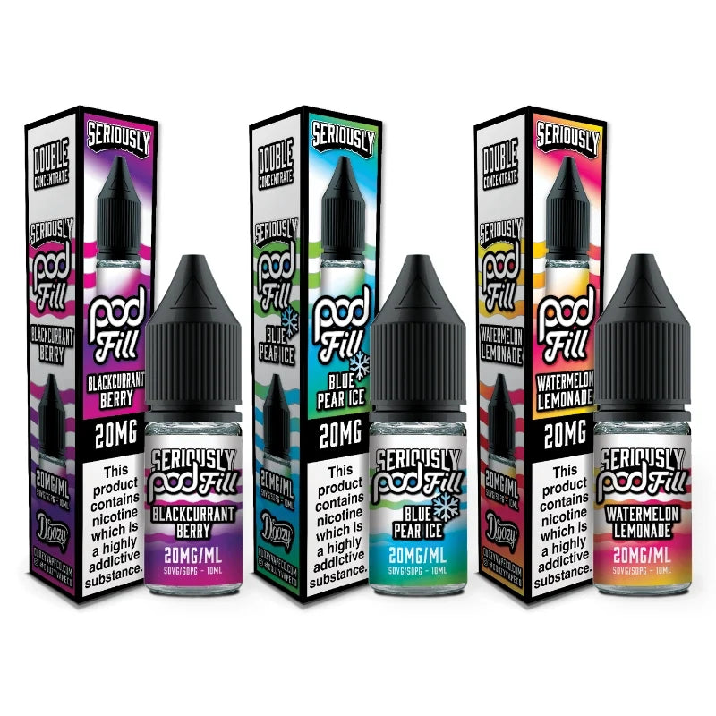 Seriously Pod Fill Nic Salts