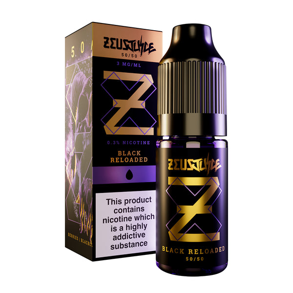 Zeus Juice - Black Reloaded 10ml Zeus Juice - Black Reloaded 10ml - undefined | Free UK Delivery | Lincolnshire Vapours