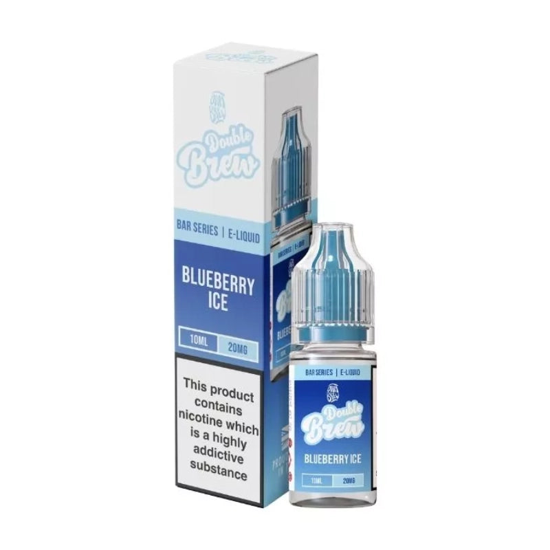 Double Brew Bar Series - Blueberry Ice Nic Salt 10ml