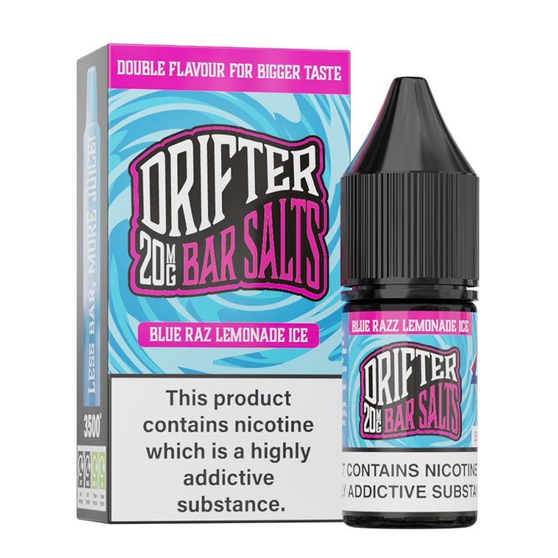 Drifter Bar Salts - Blue Razz Lemonade Ice Nic Salt 10ml | Lincolnshire Vapours