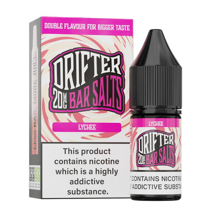 Drifter Bar Salts - Lychee Nic Salt 10ml | Free UK Delivery | Lincolnshire Vapours