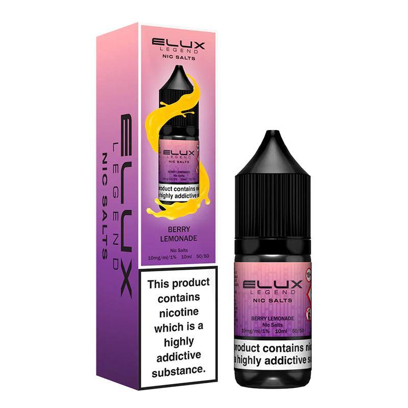 Elux Legend Nic Salts - Berry Lemonade 10ml | Lincolnshire Vapours