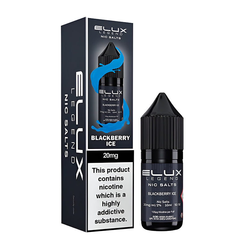 Elux Legend Nic Salts - Blackberry Ice 10ml | Lincolnshire Vapours