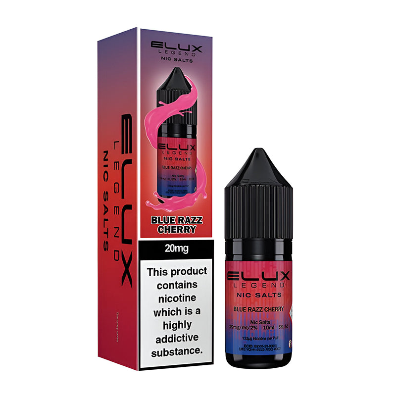 Elux Legend Nic Salts - Blue Razz Cherry 10ml | Lincolnshire Vapours
