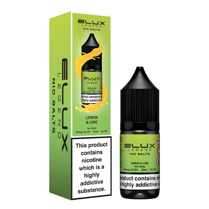 Elux Legend Nic Salts - Lemon & Lime 10ml Elux Legend Nic Salts - Lemon & Lime 10ml - undefined | Free UK Delivery | Lincolnshire Vapours