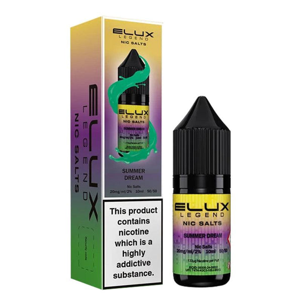 Elux Legend Nic Salts - Summer Dream 10ml | Free UK Delivery | Lincolnshire Vapours