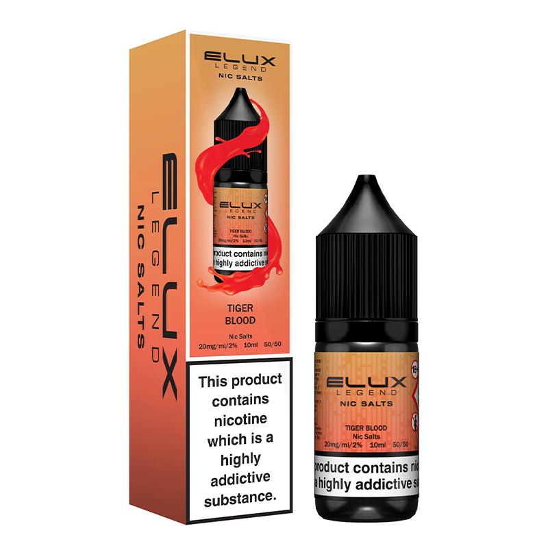 Elux Legend Nic Salts - Tiger Blood 10ml | Lincolnshire Vapours