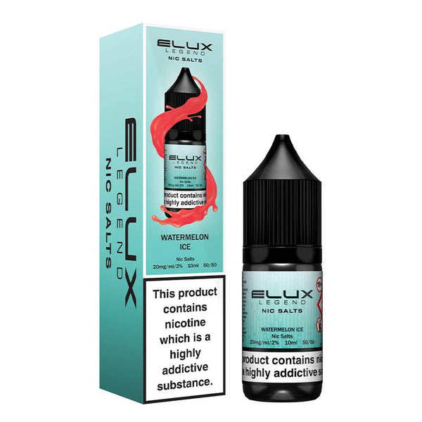 Elux Legend Nic Salts - Watermelon Ice 10ml | Free UK Delivery | Lincolnshire Vapours