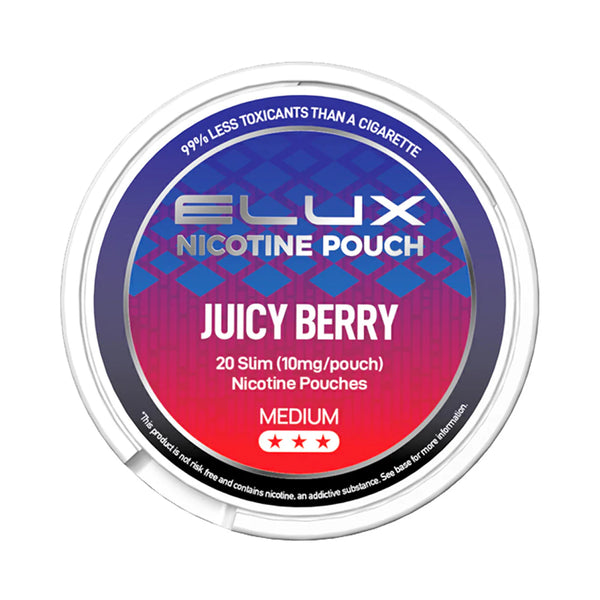 Elux Nicotine Pouches - 20 Pouches - Juicy Berry