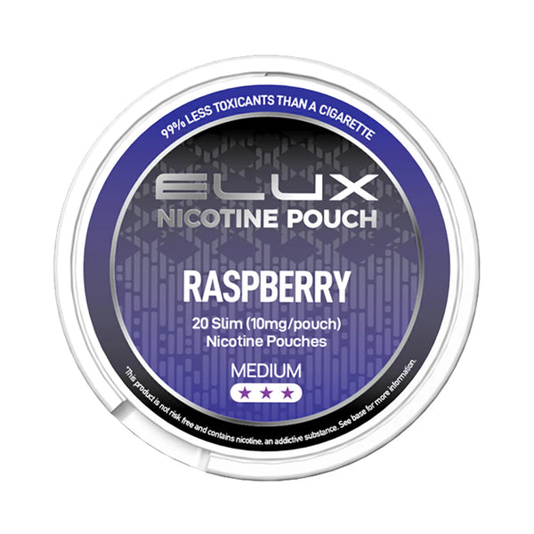 Elux Nicotine Pouches - 20 Pouches - Raspberry