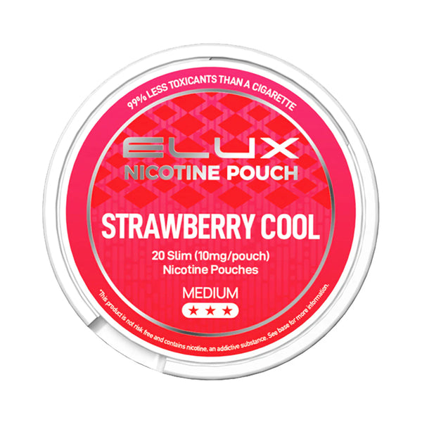 Elux Nicotine Pouches - 20 Pouches - Strawberry Cool