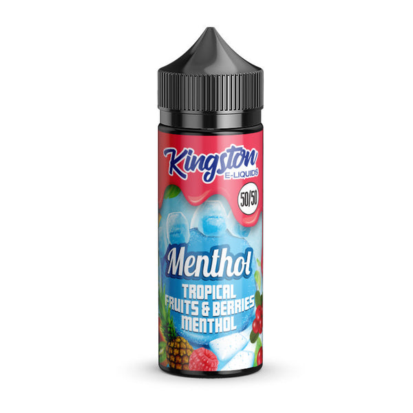 Kingston 50/50 - Tropical Fruits & Berries Menthol 100ml Shortfill