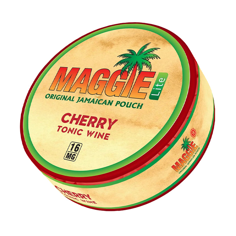 Maggie Lite 16mg Nicotine Pouches - Cherry Tonic Wine - 20PK | Lincolnshire Vapours