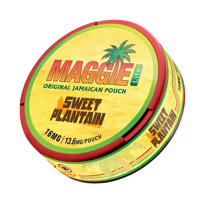 Maggie Lite 16mg Nicotine Pouches - Sweet Plantain - 20PK | Lincolnshire Vapours