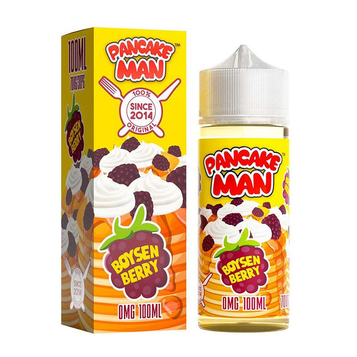 Pancake Man - Boysenberry 100ml Shortfill | Free UK Delivery | Lincolnshire Vapours