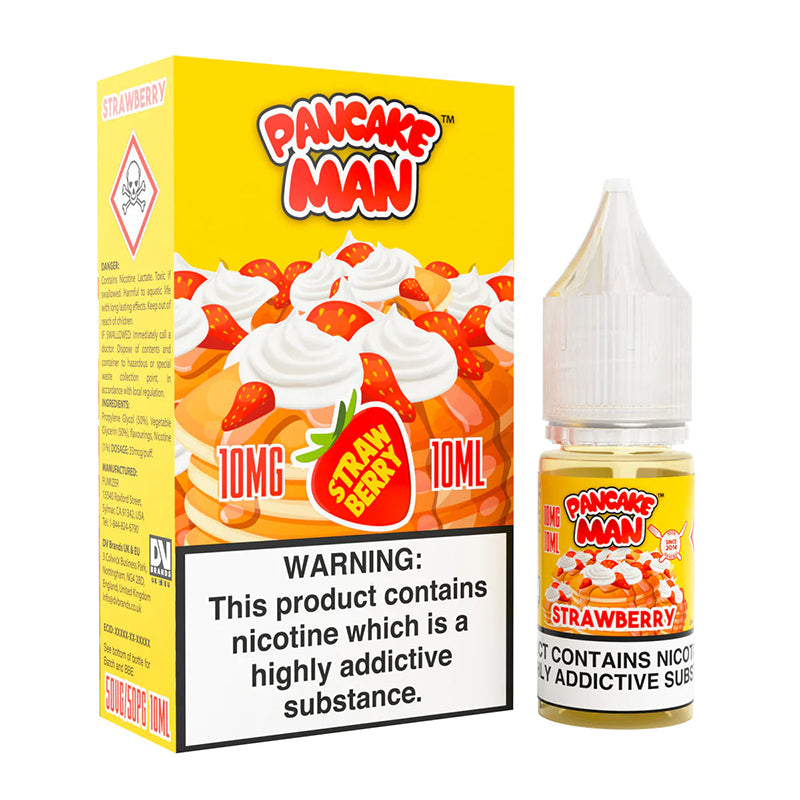 Pancake Man - Strawberry Nic Salt 10ml