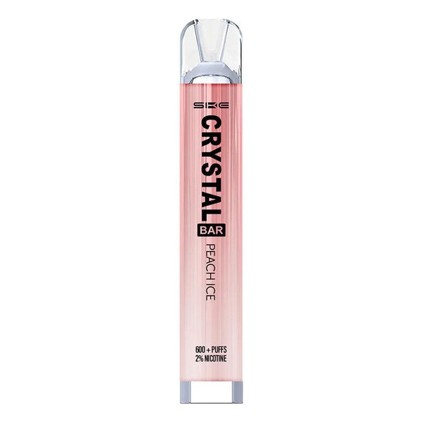 SKE Crystal Bar - Peach Ice Disposable Vape | Free UK Delivery | Lincolnshire Vapours