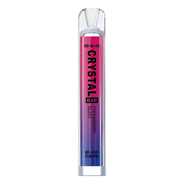 SKE Crystal Bar - Strawberry Blast Disposable Vape | Free UK Delivery | Lincolnshire Vapours