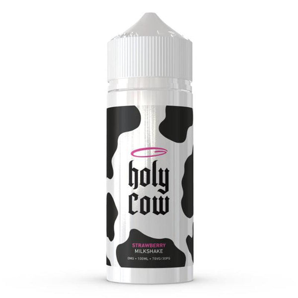 Holy Cow - Strawberry Milkshake 100ml Shortfill | Free UK Delivery | Lincolnshire Vapours