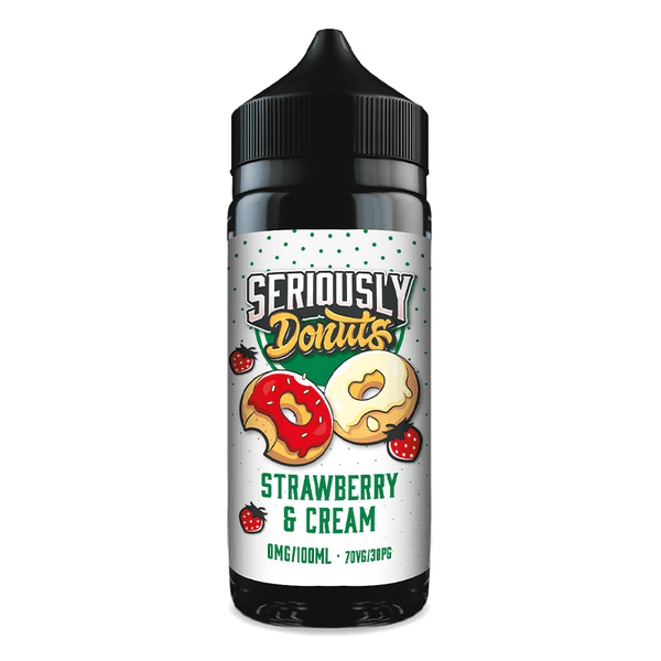 Seriously Donuts - Strawberry & Cream 100ml Shortfill Seriously Donuts - Strawberry & Cream 100ml Shortfill - Default Title | Free UK Delivery | Lincolnshire Vapours