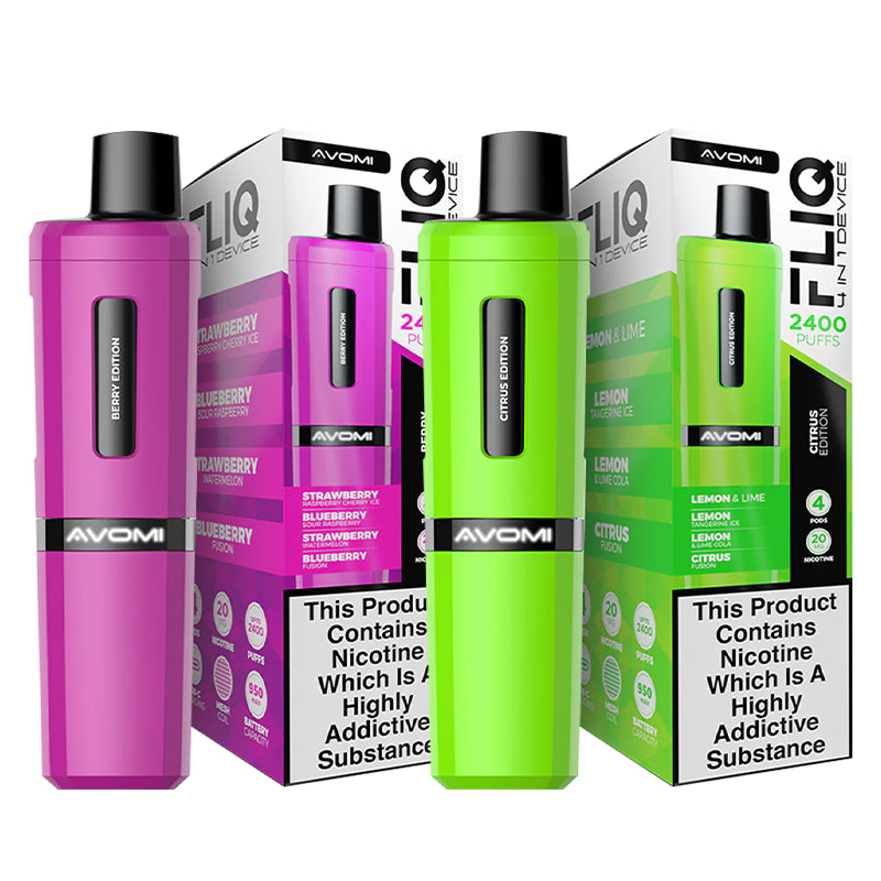 Avomi FLIQ 4-in-1 Prefilled Pod Kit | Lincolnshire Vapours