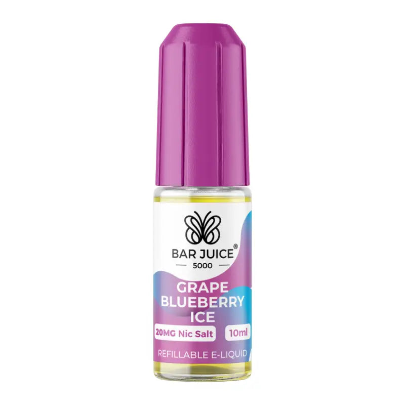 Bar Juice 5000 - Grape Blueberry Ice Nic Salt 10ml