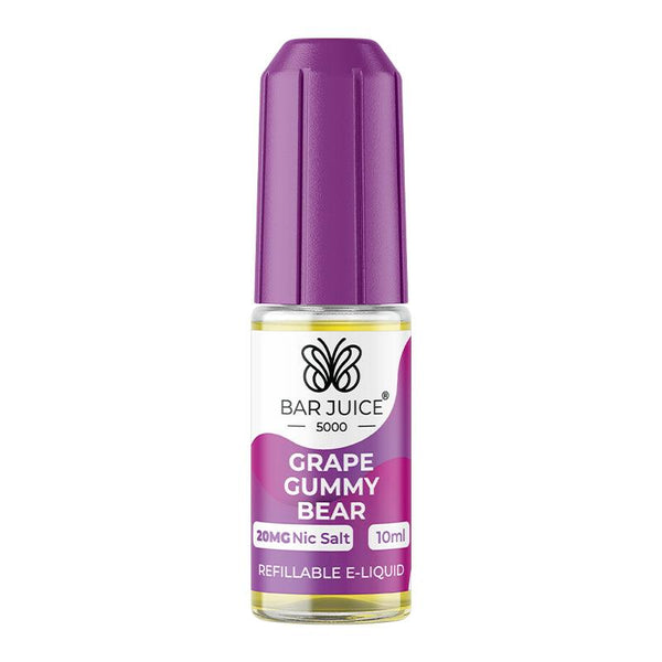 Bar Juice 5000 - Grape Gummy Bear Nic Salt 10ml | Free UK Delivery | Lincolnshire Vapours