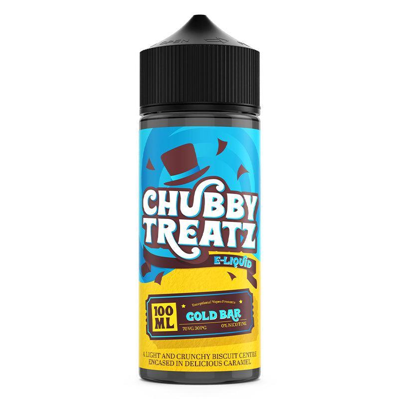 Chubby Treatz - Gold Bar 100ml Shortfill | Lincolnshire Vapours