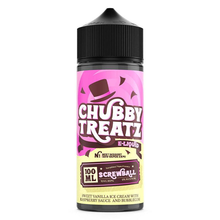 Chubby Treatz - Screwball 100ml Shortfill | Free UK Delivery | Lincolnshire Vapours