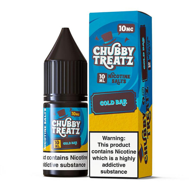 Chubby Treatz - Gold Bar Nic Salt 10ml | Free UK Delivery | Lincolnshire Vapours