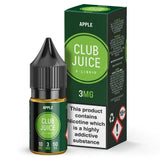 Club Juice 50/50 - Apple 10ml | Lincolnshire Vapours